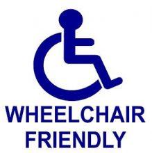 Wheelchair friendly logo